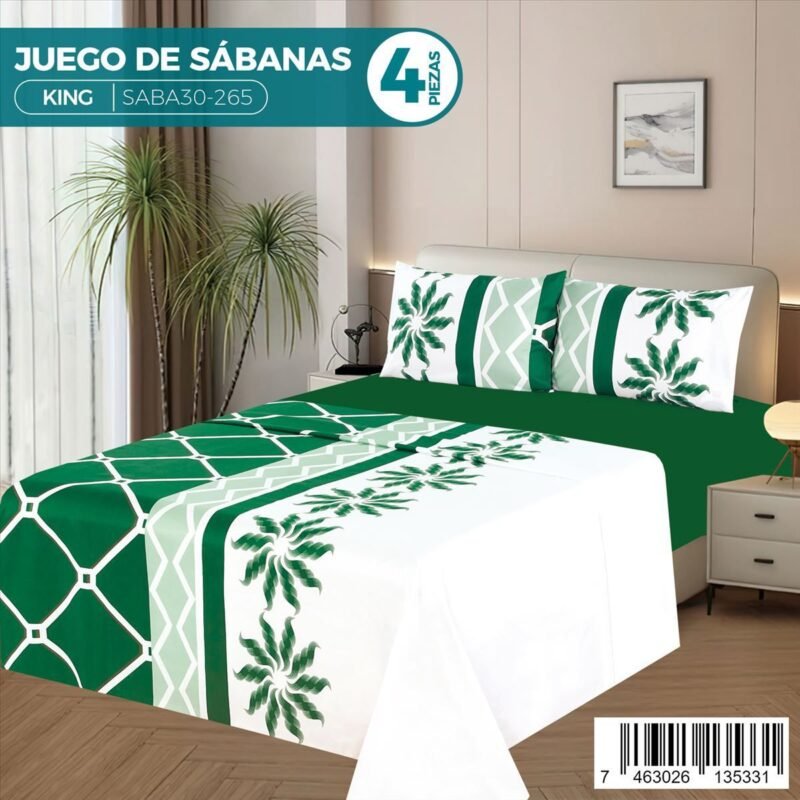 Juego de Sabanas King 4 piezas - Image 5