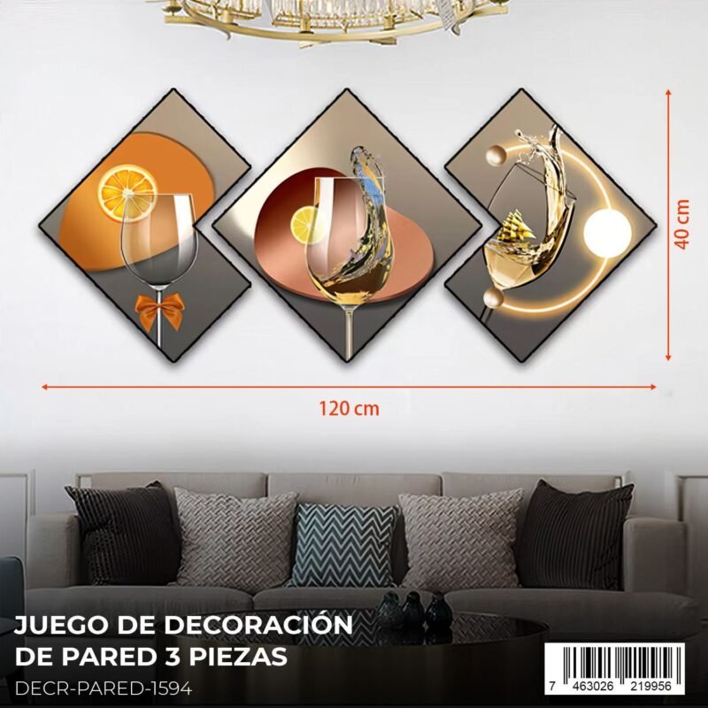 Juego de cuadro de 3 Piezas - Image 2