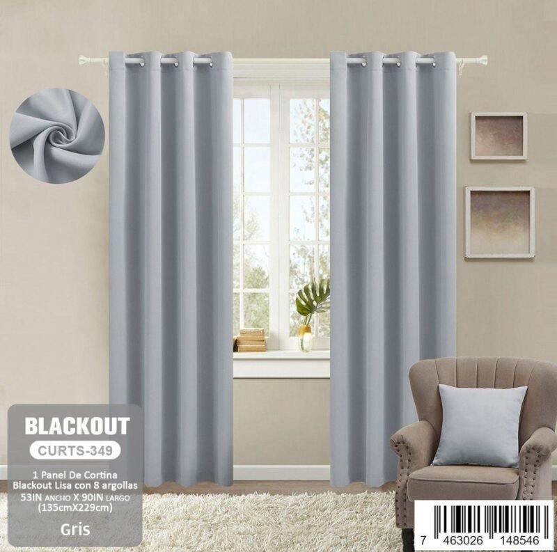 1 Panel de Cortina Blackout Lisas - Image 3