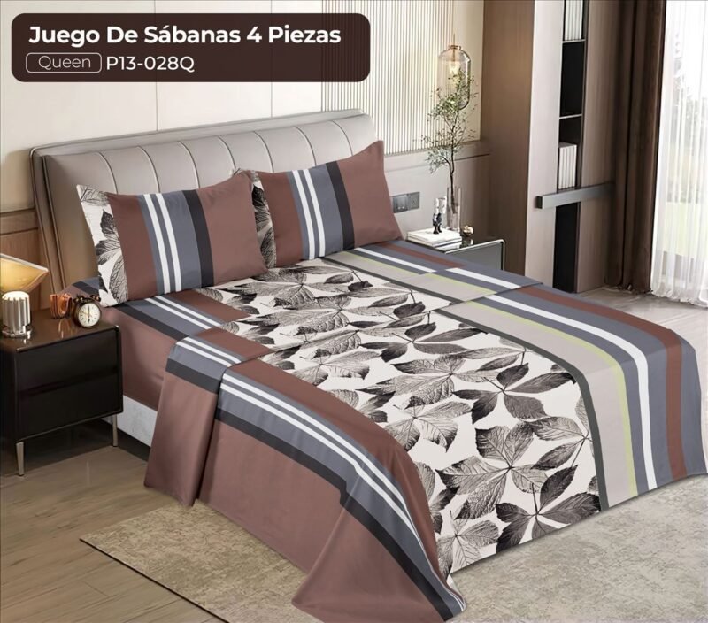 Juego de Sabanas 4 Piezas Queen - Image 3