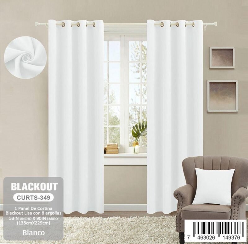 1 Panel de Cortina Blackout Lisas - Image 7