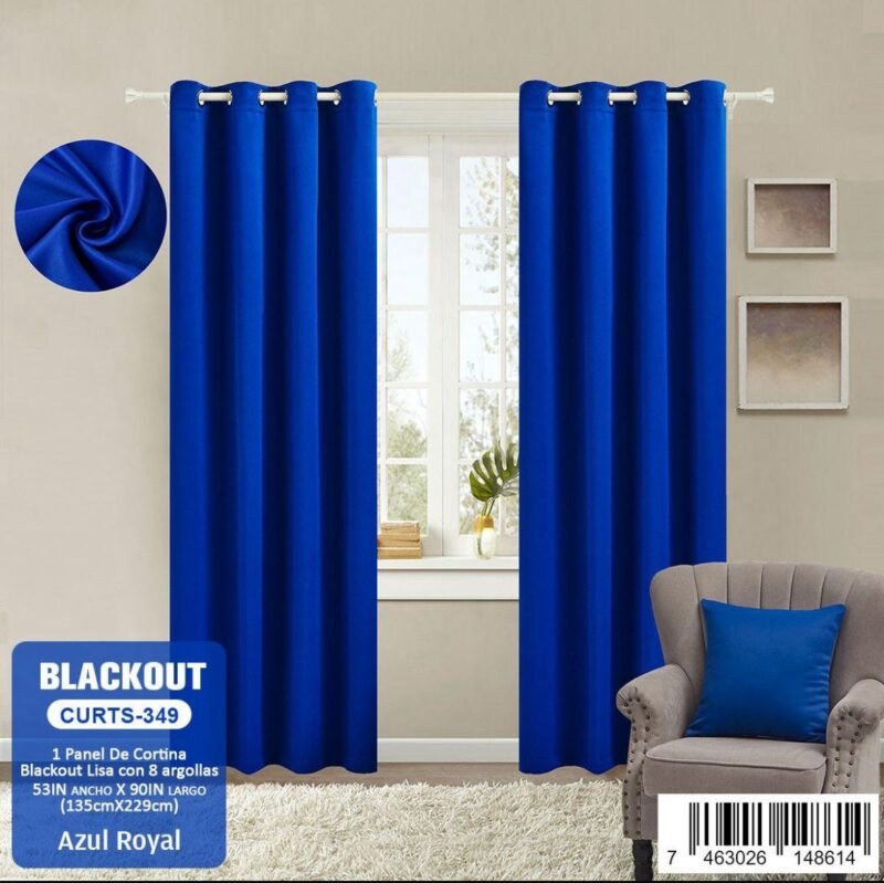 1 Panel de Cortina Blackout Lisas - Image 8