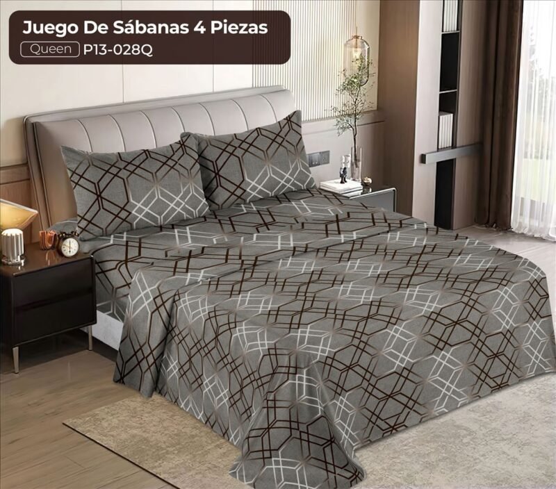 Juego de Sabanas 4 Piezas Queen - Image 9
