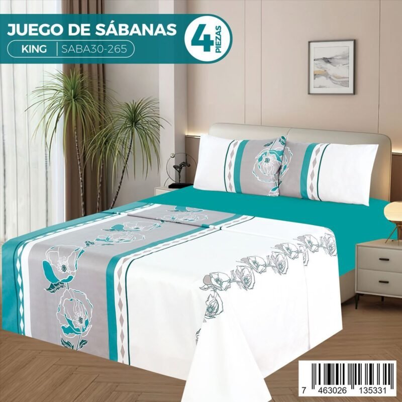 Juego de Sabanas King 4 piezas - Image 8